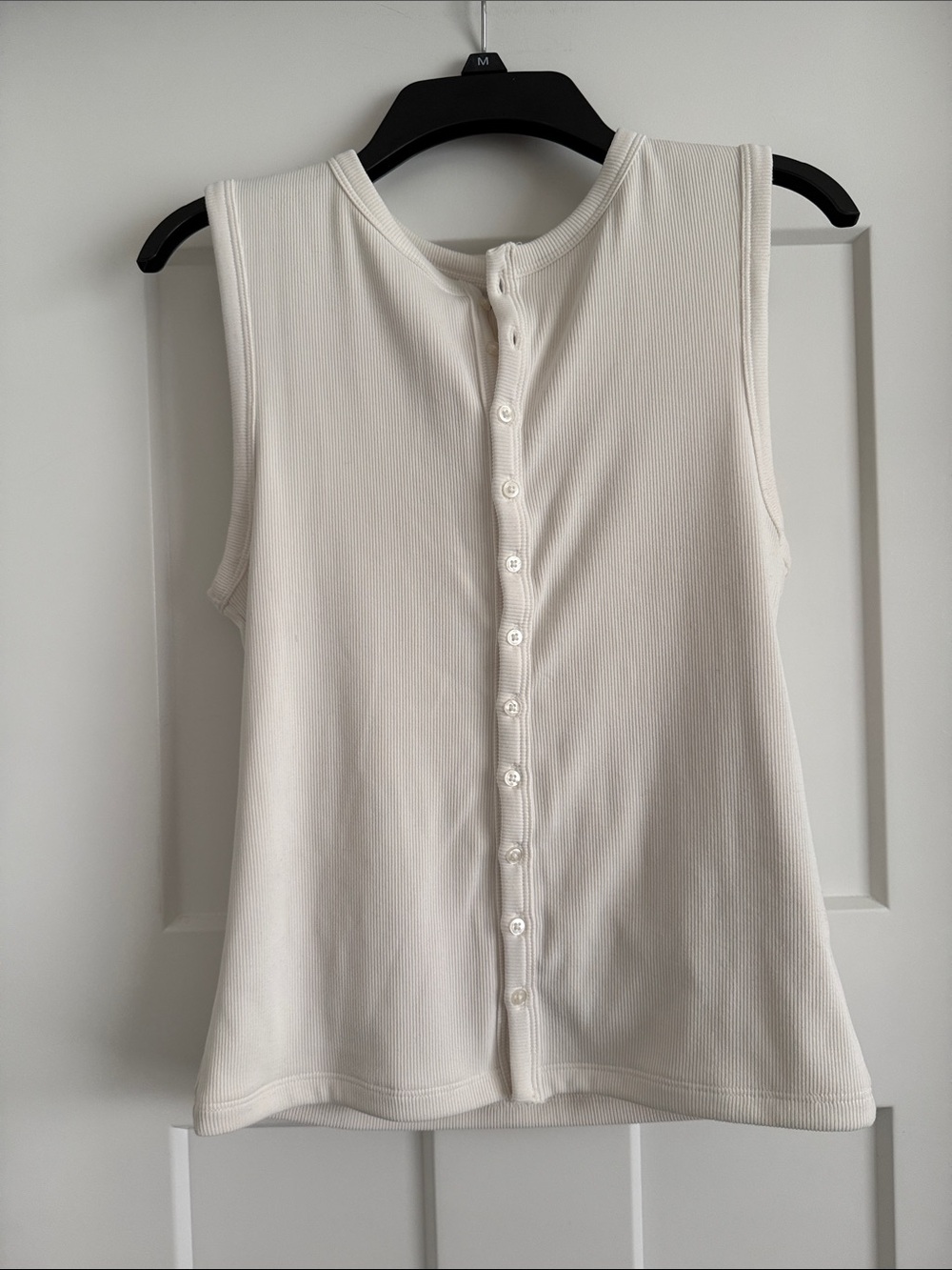 Abercrombie and fitch button down knit tank